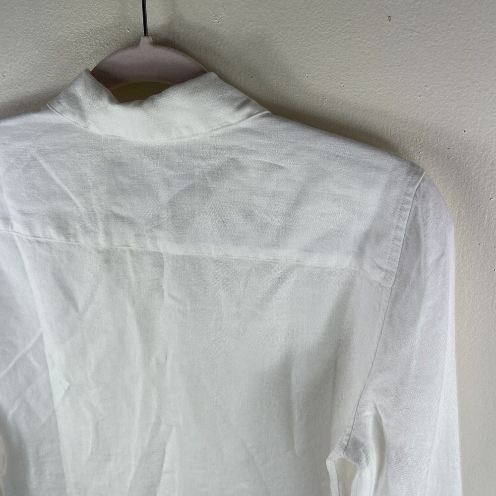 Tori Richard Honolulu White‎ Linen Shirt - Picture 10 of 13